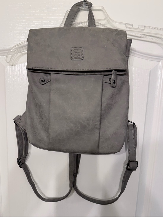 enrico benetti Handbags - Gray Casual Backpack/ Purse